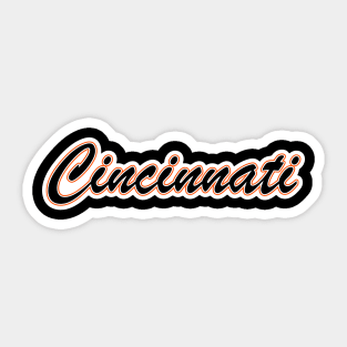 Football Fan of Cincinnati Sticker